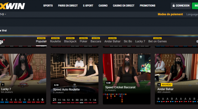Noxwin Live casino 1